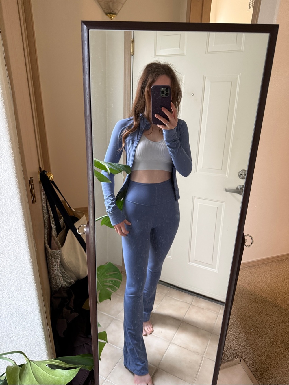 lululemon athletica haul flare legging + define jackets (2) - Picture 2 of 6